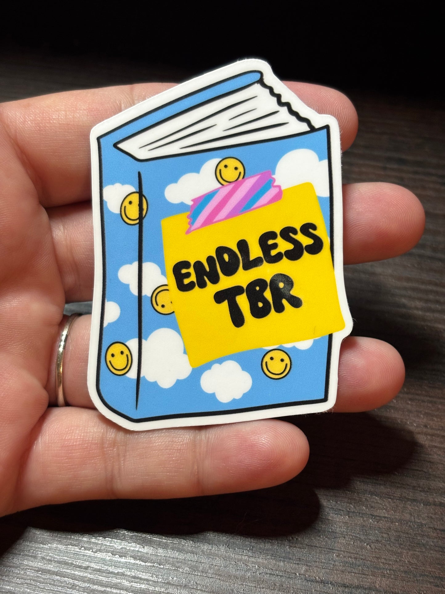 Endless TBR Book-ish Waterproof Sticker