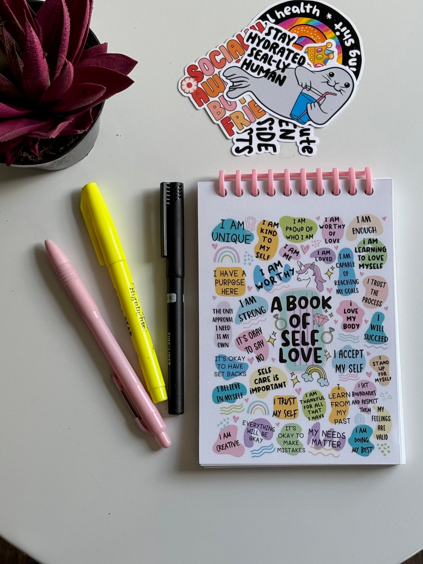 A Book Of Self Love, Journal