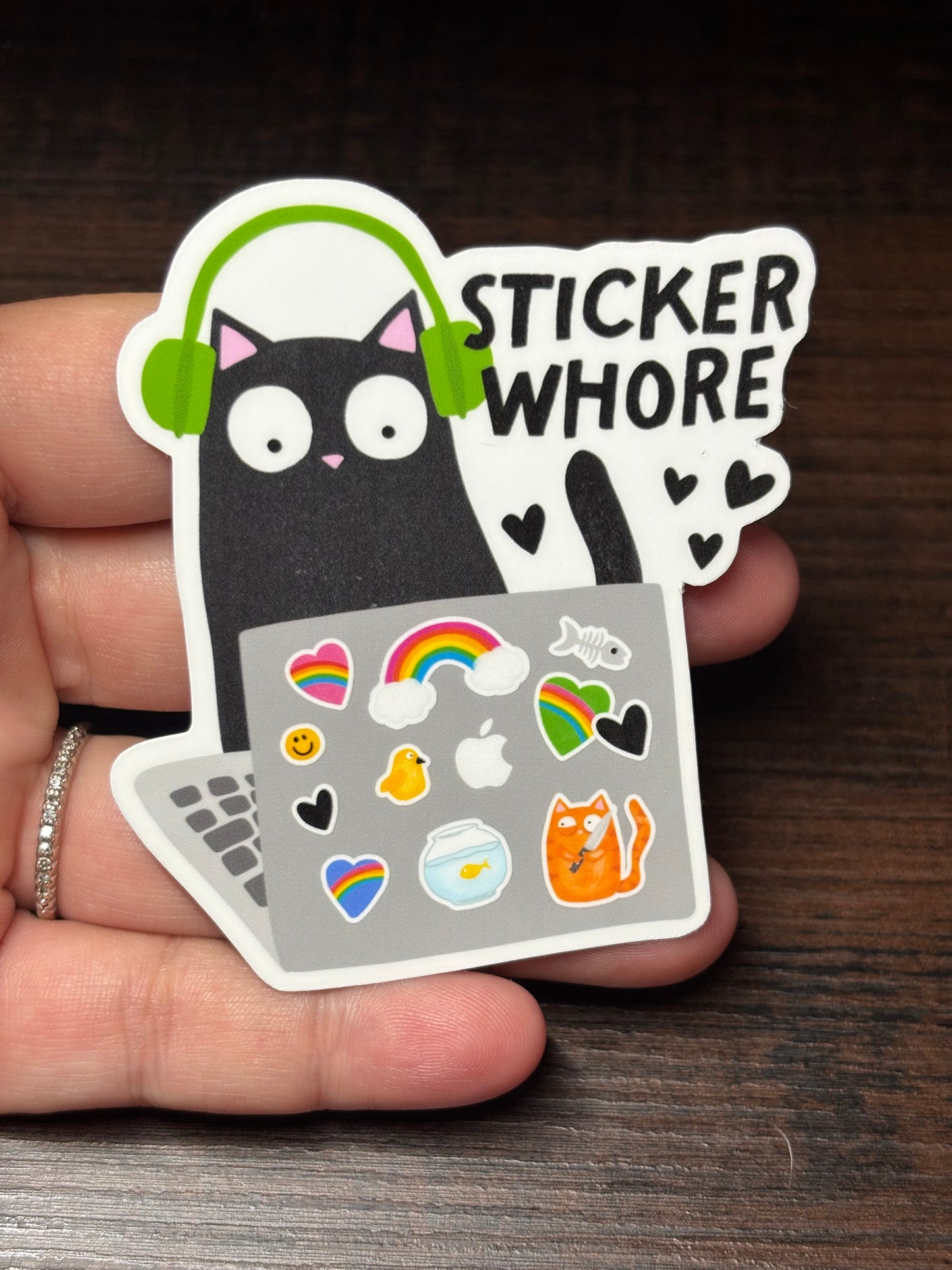 Sticker Whore, Funny Waterproof Sticker