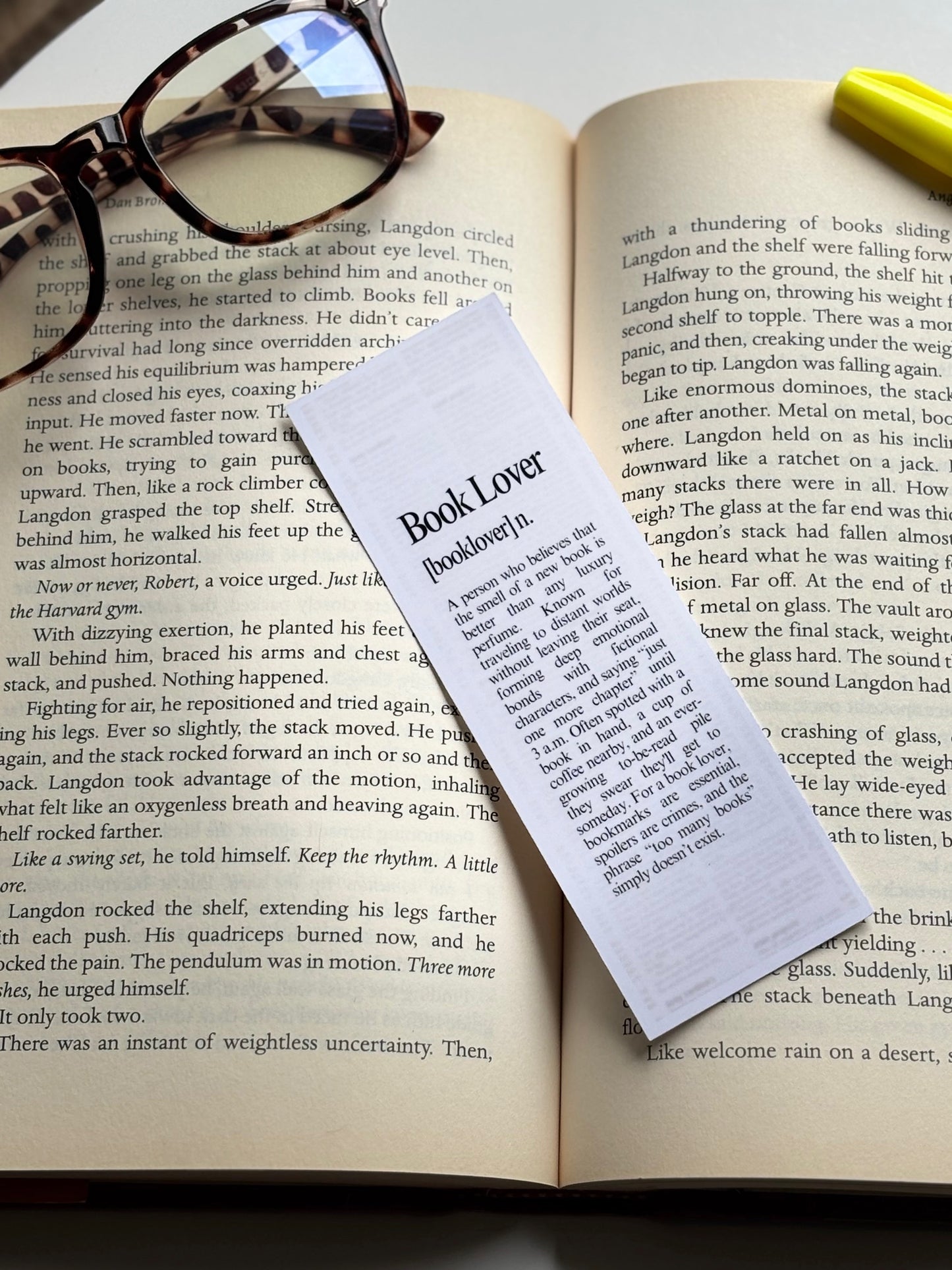 Book Lover Bookmark, Handmade Bookmark for Books And Journals