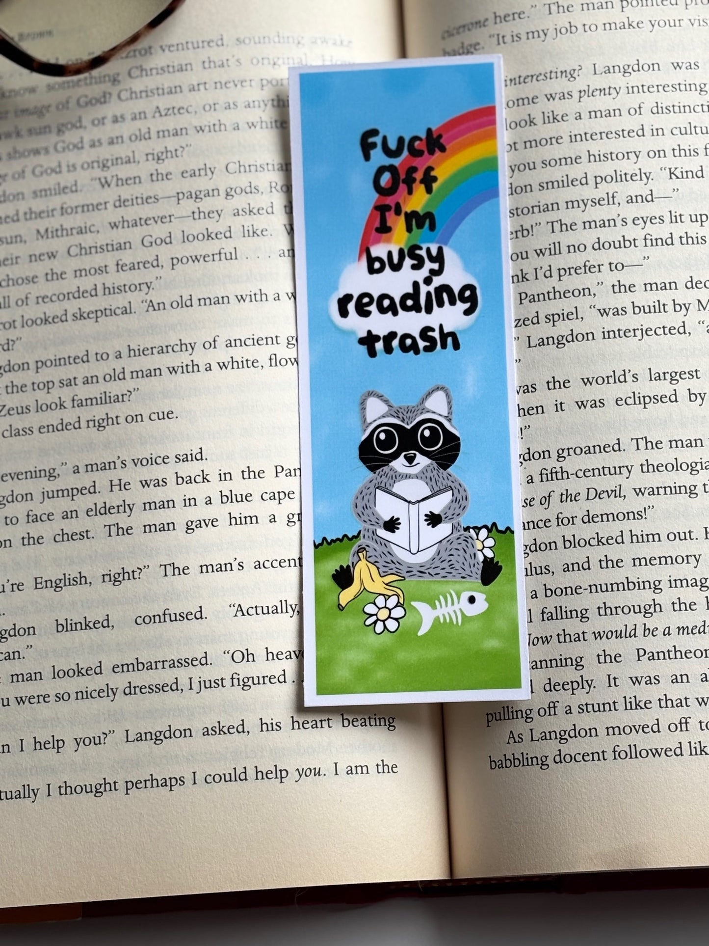 Fuck Off, I'm Reading, Cute & Funny Handmade Bookmark for Books And Journals