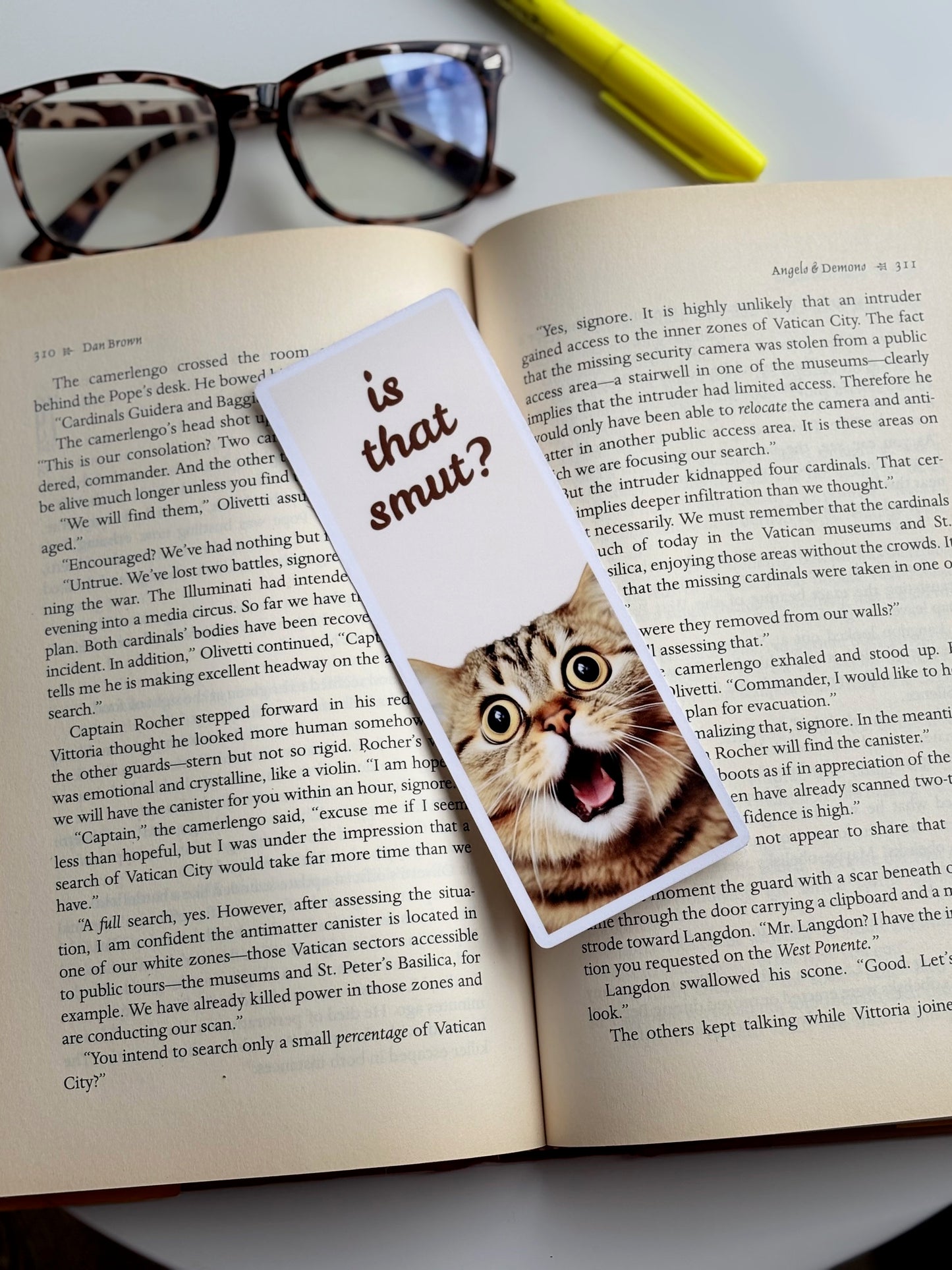 Is That Smut? Handmade Bookmark for Books And Journals