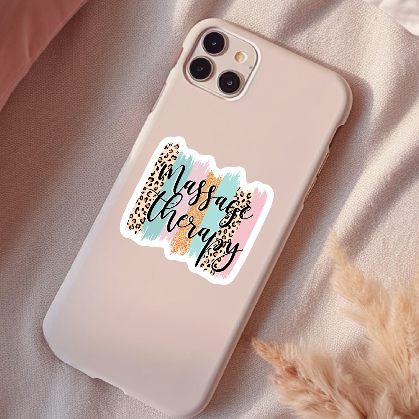 Massage Therapy Sticker, Waterproof Sticker