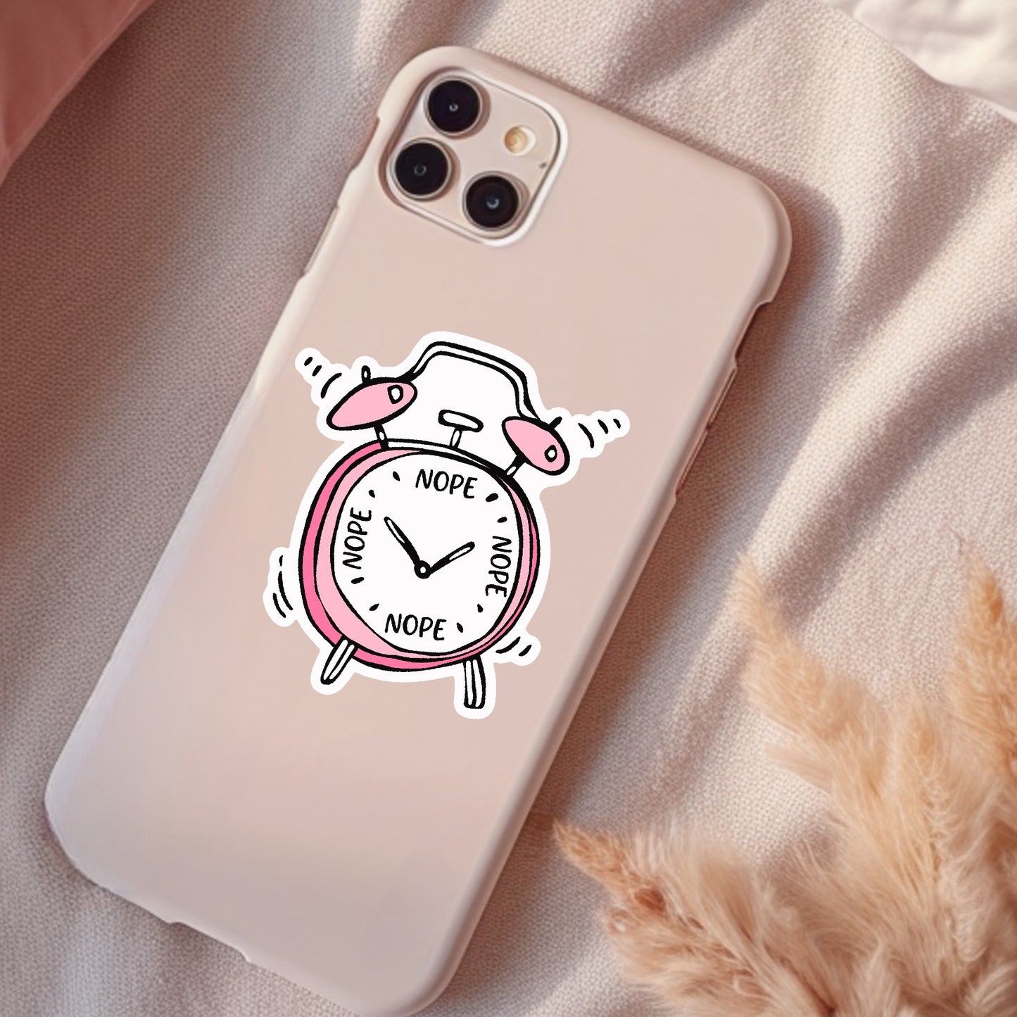 Nope, Nope, Nope, Funny Sarcastic Waterproof Sticker