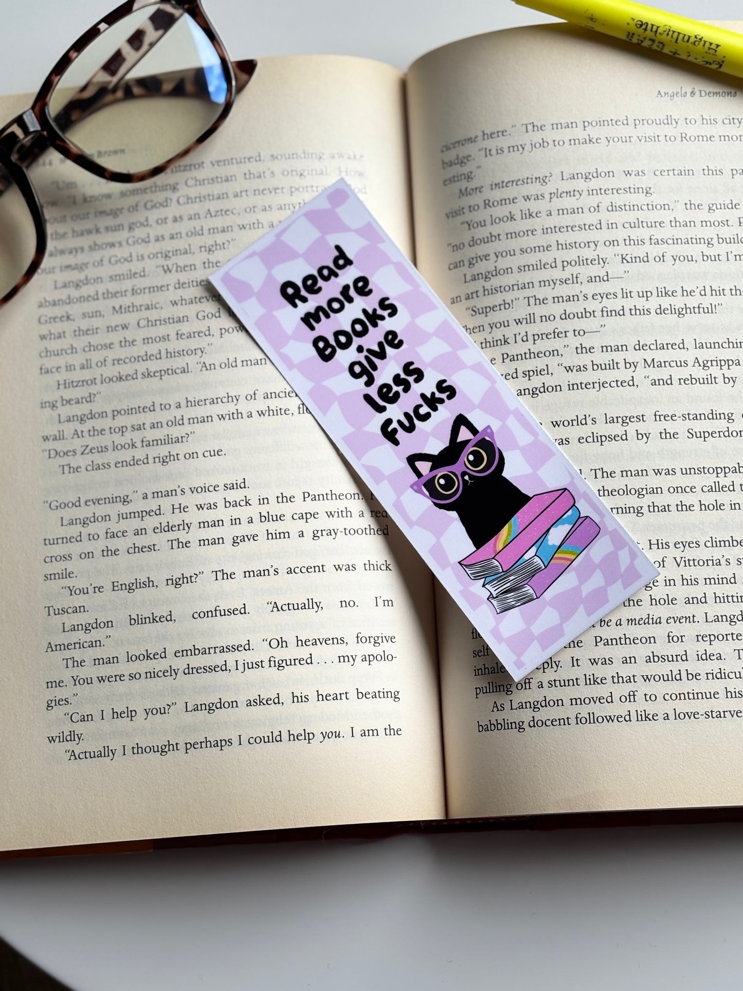 Read More Books Give Less Fucks, Handmade Bookmark for Books And Journals