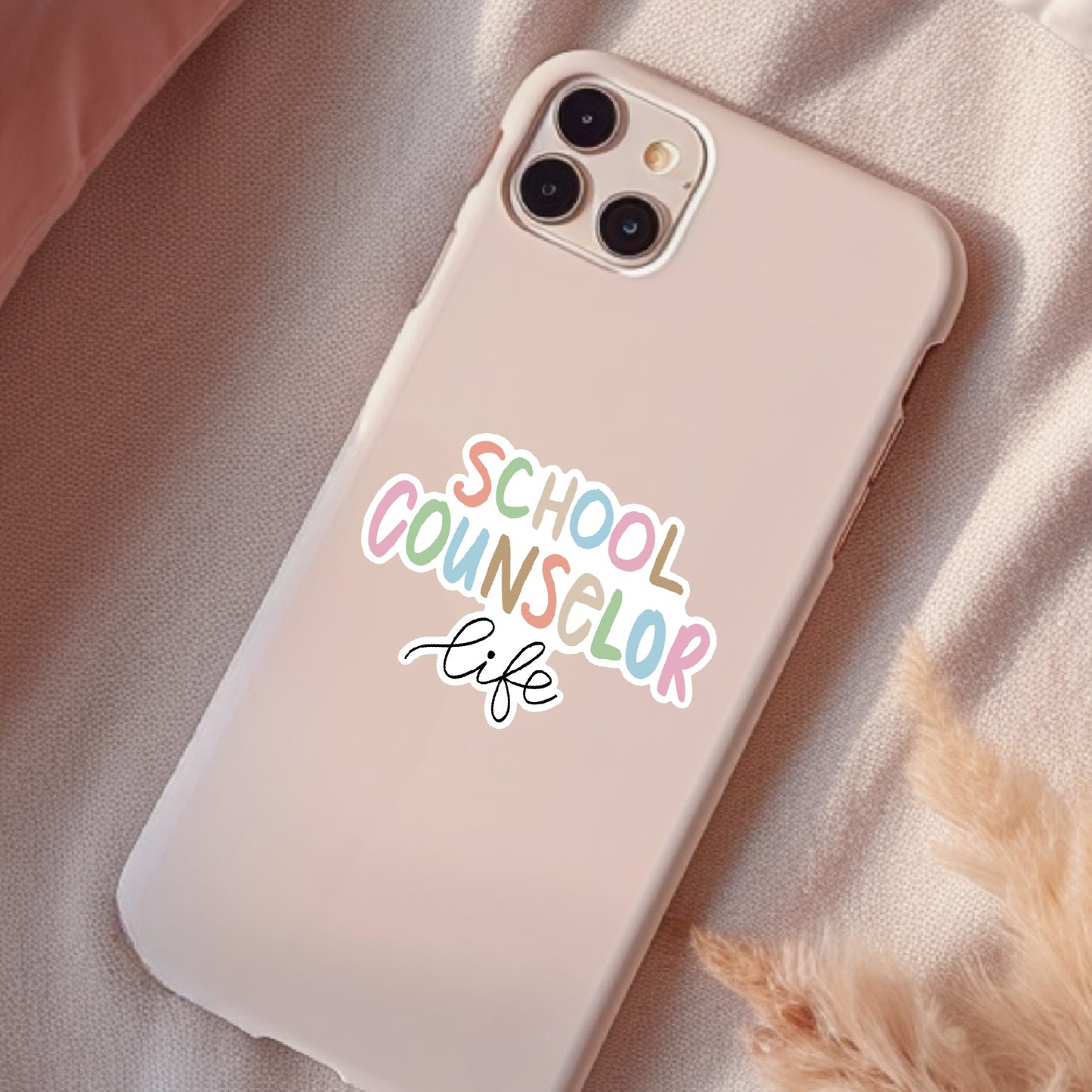 School Counselor Life Sticker, Waterproof Sticker