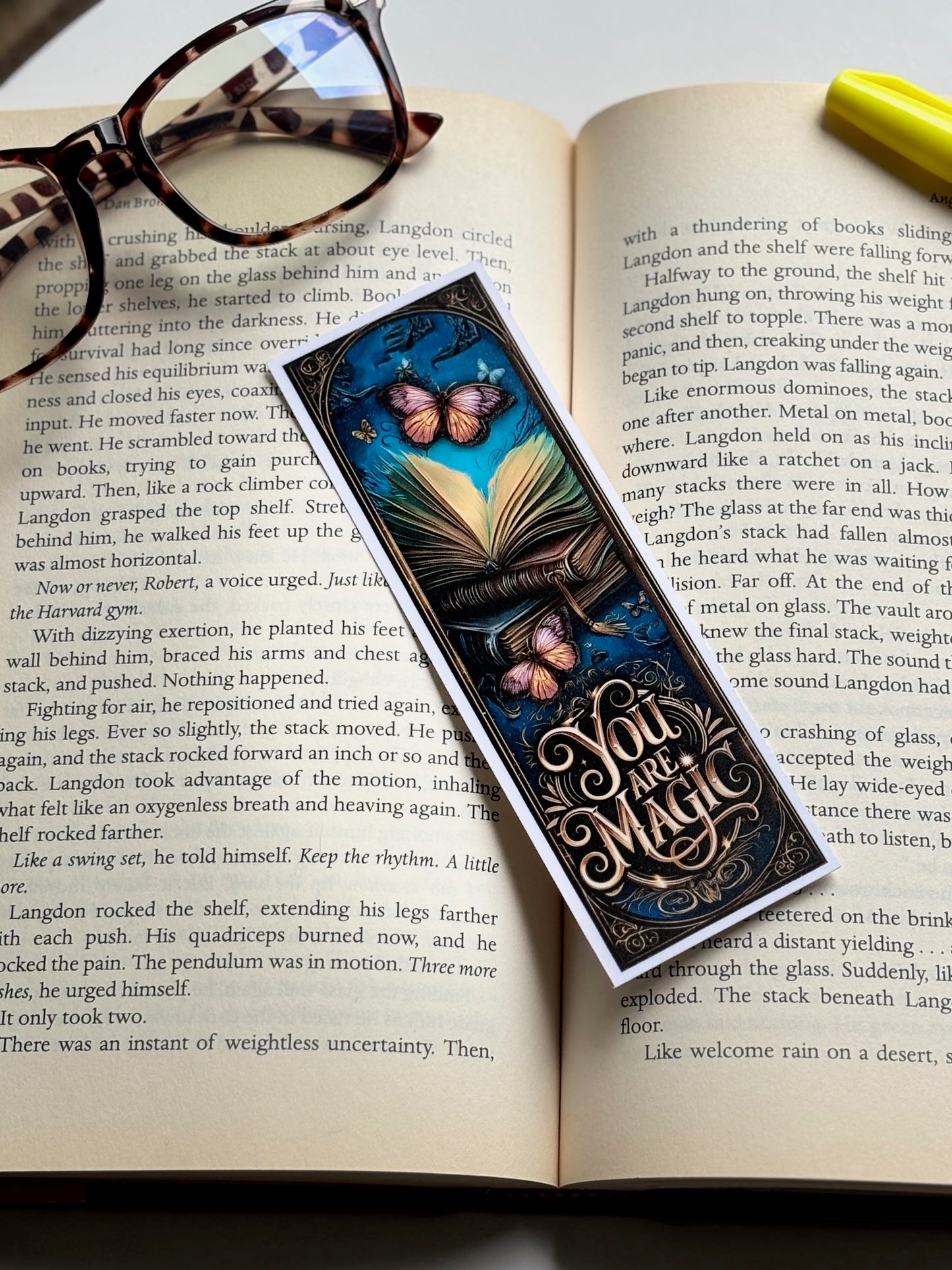 You Are Magic, Handmade Bookmark for Books And Journals