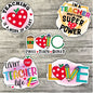 Colorful Teacher Sticker Pack, Waterproof Stickers, Water Bottle Sticker, Kindle Sticker, Laptop Sticker