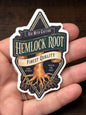 Hemlock Root, Poison Label, Waterproof Sticker