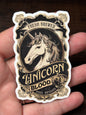Unicorn Blood, Poison Label, Waterproof Sticker