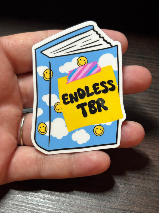 Endless TBR Book-ish Waterproof Sticker