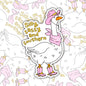 Silly Sassy And Southern: Funny Southern Waterproof Sticker