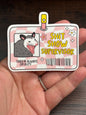 Shot Show Supervisor, Funny Work Related Waterproof Sticker