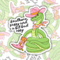 Southern, Sassy, And Bad Assy, Funny Waterproof Sticker