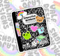 Composition Notebook Sticker, Waterproof Sticker, Water Bottle Sticker, Kindle Sticker, Laptop Sticker