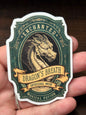 Dragon's Breath, Poison Label, Waterproof Sticker