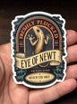 Eye Of Newt, Poison Label, Waterproof Sticker