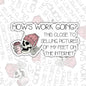 This Close To Selling Feet Pictures, Funny Waterproof Sticker, Work Life Stickers, Co-worker Gifts