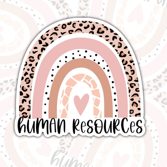 Human Resources Stickers, Waterproof Sticker