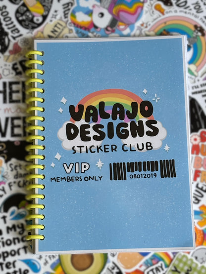 Valajo Design's Sticker Club, Reusable Sticker Book Album