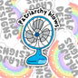 Patriarchy Blows, Waterproof Sticker, Water Bottle Sticker, Kindle Sticker, Laptop Sticker, Social Justice Stickers, Feminist Stickers