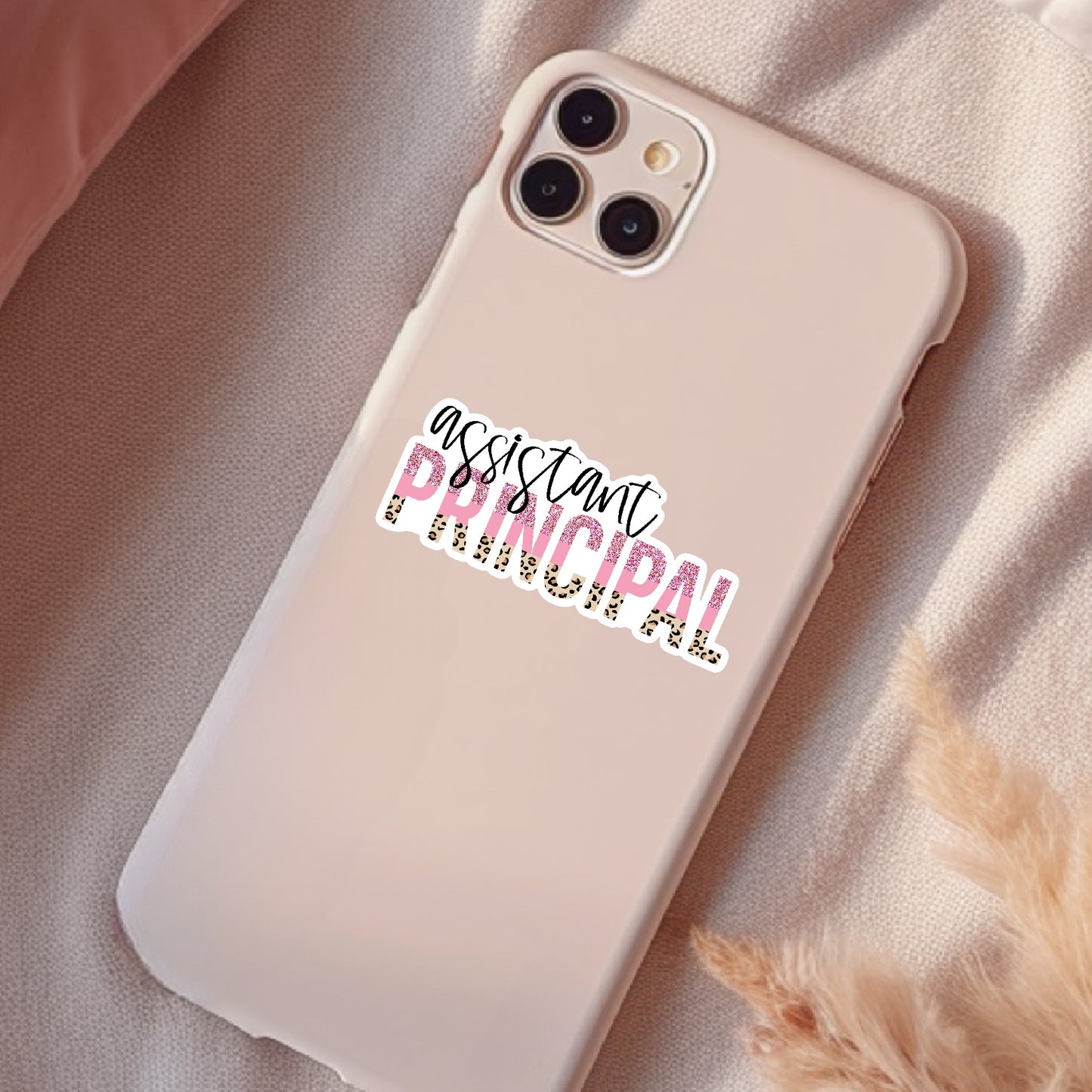Assistant Principal Sticker, Waterproof Sticker