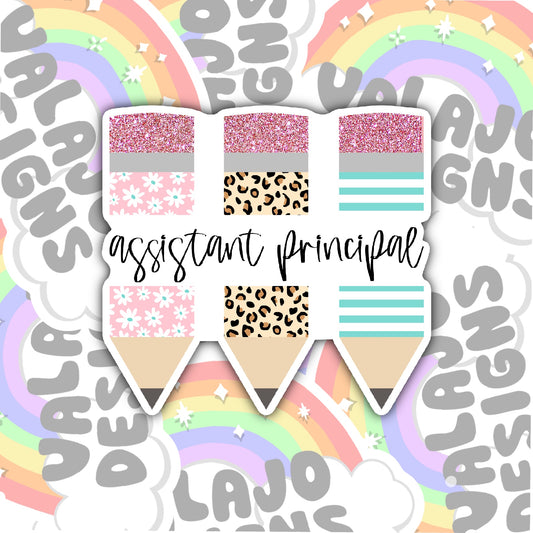 Assistant Principal Sticker, Waterproof Sticker