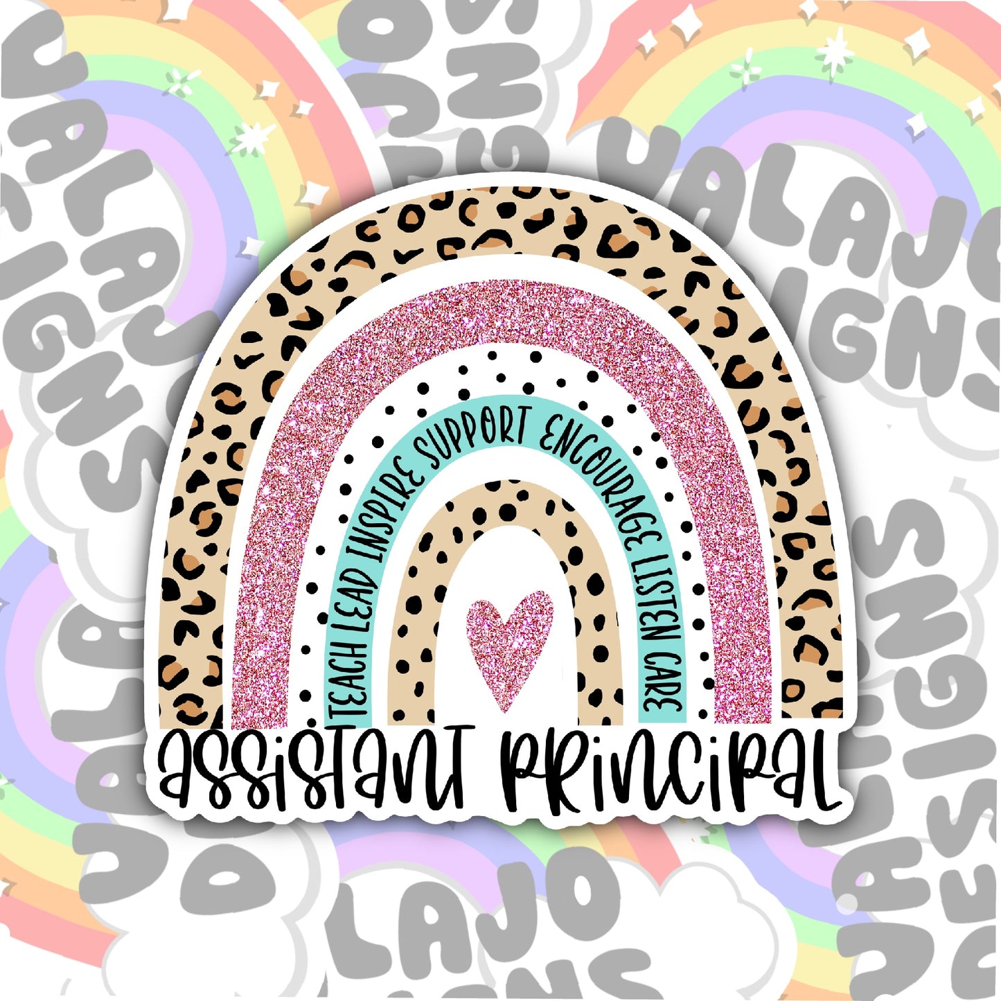 Assistant Principal Life Sticker, Waterproof Sticker