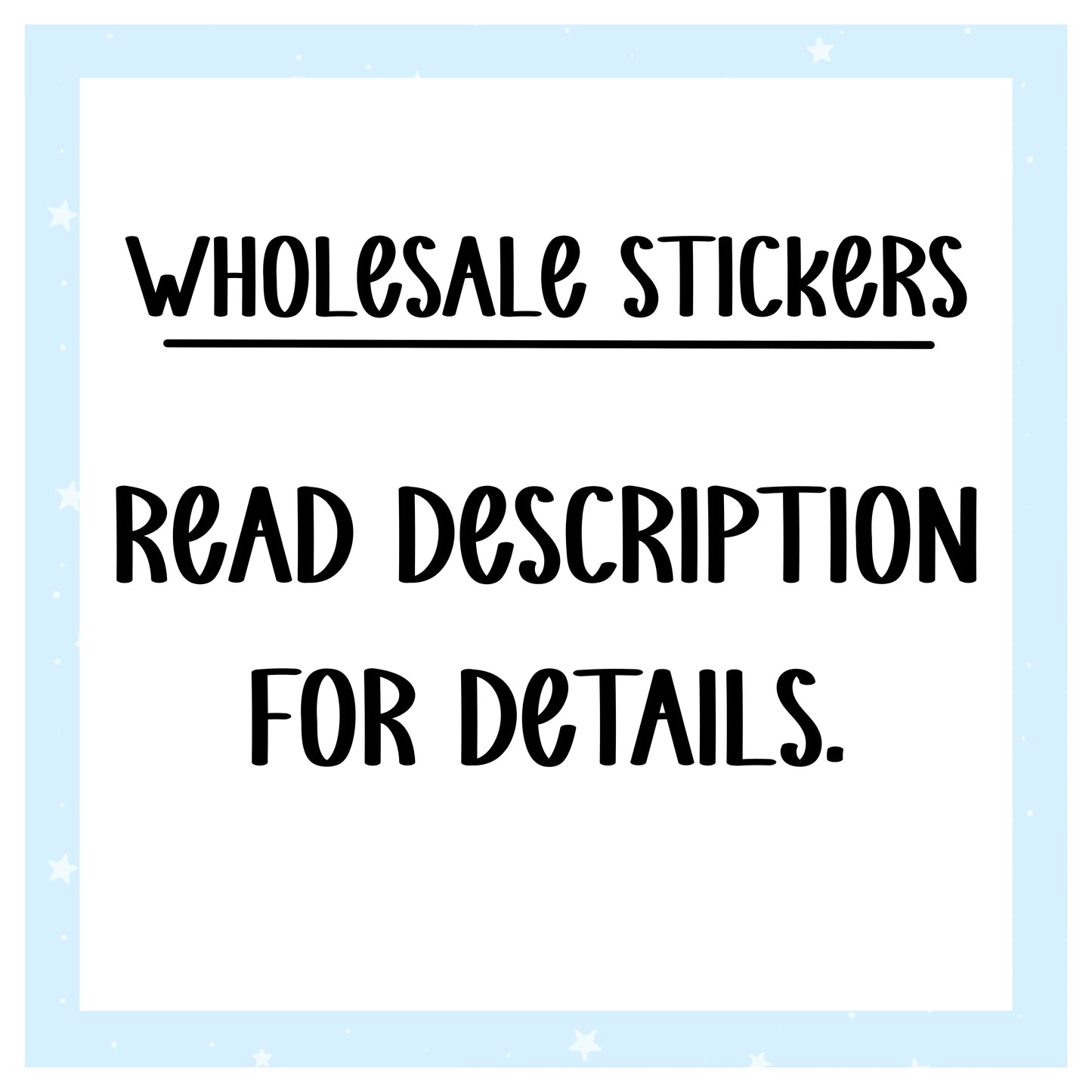 Wholesale Die Cut Stickers