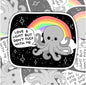 Love And Light, But Don't Fuck With Me, Funny Waterproof Sticker, Sarcastic Water Bottle Sticker, Kindle Sticker, Laptop Sticker