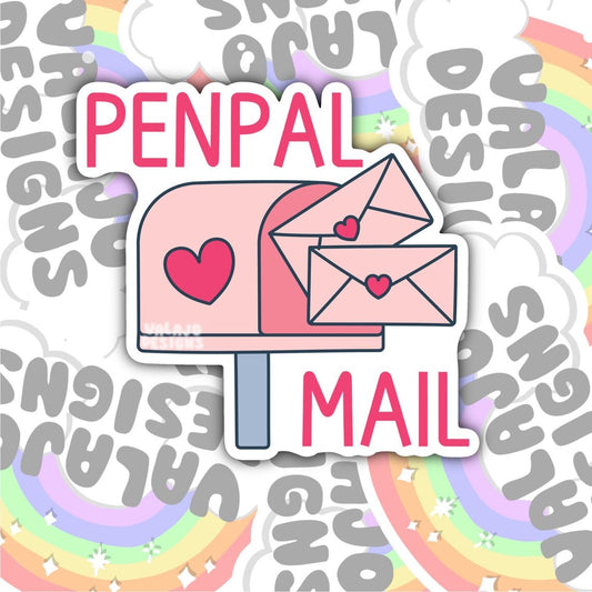 Penpal Mail Sticker, Waterproof Sticker, Water Bottle Sticker, Kindle Sticker, Laptop Sticker, Penpal Stickers, Cute Snail Mail And Letter Writing Stickers
