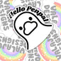 Hello Penpal, Waterproof Sticker, Water Bottle Sticker, Kindle Sticker, Laptop Sticker, Penpal Stickers, Cute Snail Mail And Letter Writing Stickers