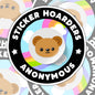 Sticker Hoarder Club, Waterproof Sticker, Water Bottle Sticker, Kindle Sticker, Laptop Sticker