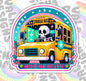Struggle Bus, Hop In Bestie, Funny Sarcastic Waterproof Sticker, Water Bottle Sticker, Kindle Sticker, Laptop Sticker