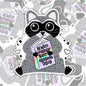 Always Reading Freakin Trash, Waterproof Sticker, Water Bottle Sticker, Kindle Sticker, Laptop Sticker, Smut Lover Stickers, Book Lovers