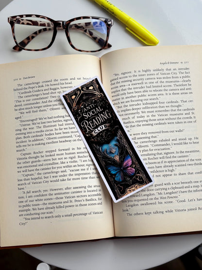 Anti-Social Reading Club, Handmade Bookmark for Books And Journals