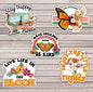 Be Kind Sticker Pack, Mental Health Encouraging Waterproof Sticker, Water Bottle Sticker, Kindle Sticker, Laptop Sticker