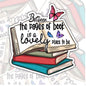 Between The Pages Of A Book, Book Lovers Book-ish Waterproof Sticker, Water Bottle Sticker, Kindle Sticker, Laptop Sticker