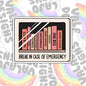 Break In Case Of Emergency, Waterproof Sticker, Water Bottle Sticker, Kindle Sticker, Laptop Sticker, Book Lovers, Smut Lover Stickers