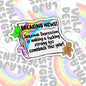 Breaking News, Waterproof Sticker, Mental Health,  Water Bottle Sticker, Kindle Sticker, Laptop Sticker