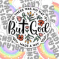 But God Made A Way, Christian Waterproof Sticker, Water Bottle Sticker, Kindle Sticker, Laptop Sticker