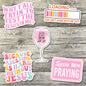 Christian Sticker Pak, Funny Sarcastic Waterproof Stickers, Water Bottle Sticker, Kindle Sticker, Laptop Sticker
