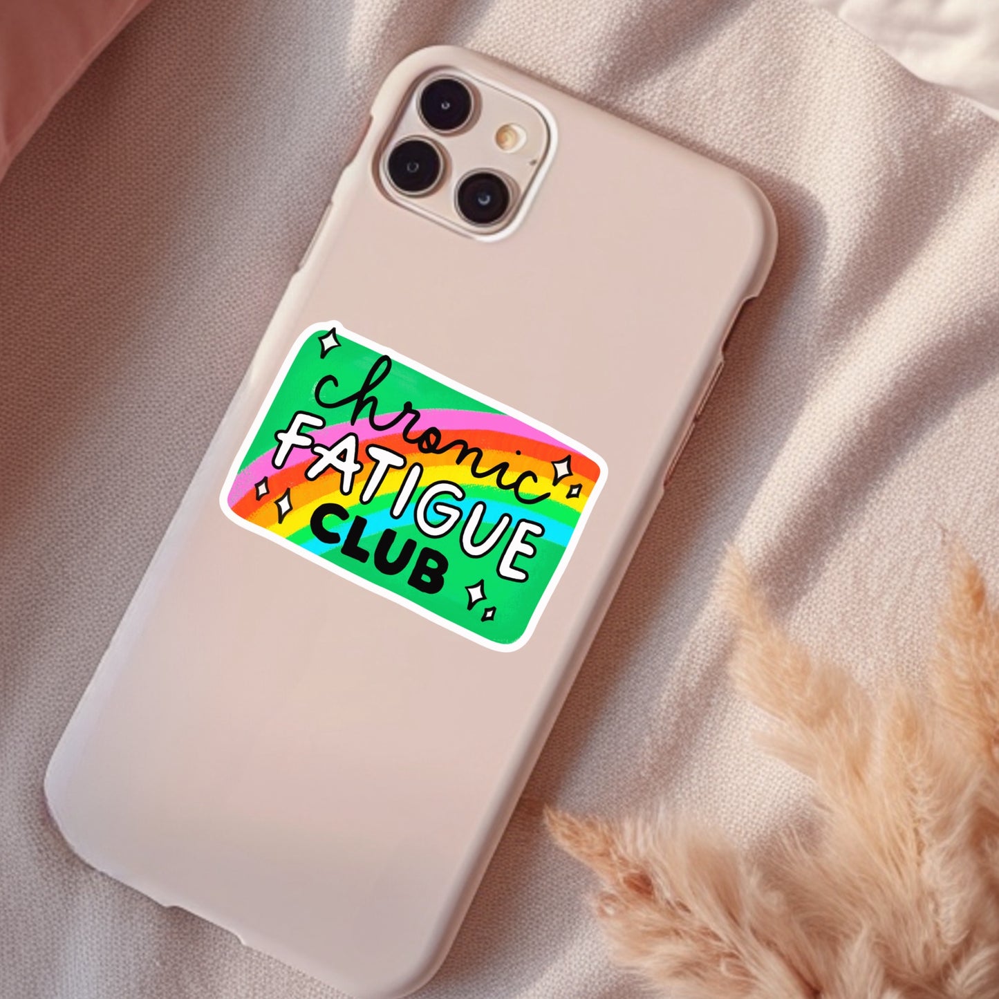 Chronic Fatigue Club, Waterproof Sticker