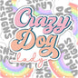Crazy Dog Lady, Animal Lovers Waterproof Sticker, Water Bottle Sticker, Kindle Sticker, Laptop Sticker