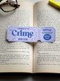 Crime Book Club, Handmade Bookmark for Books And Journals