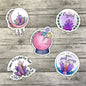 Crystals Sticker Pack, Create Your Own Magic, Waterproof Sticker, Water Bottle Sticker, Kindle Sticker, Laptop Sticker