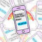 Do You Have Anxiety Prime, Waterproof Sticker, Mental Health Water Bottle Sticker, Kindle Sticker, Laptop Sticker