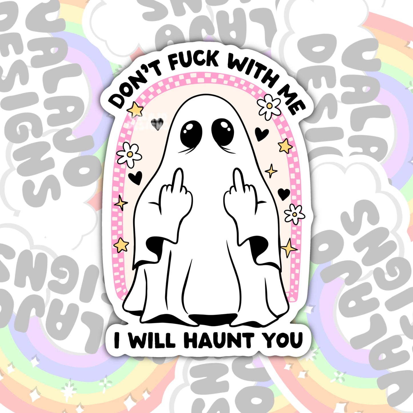 Don't Fuck With Me, Waterproof Sticker, Water Bottle Sticker, Kindle Sticker, Laptop Sticker