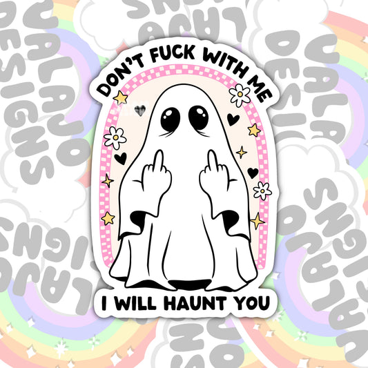 Don't Fuck With Me, Waterproof Sticker, Water Bottle Sticker, Kindle Sticker, Laptop Sticker