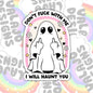 Don't Fuck With Me, Waterproof Sticker, Water Bottle Sticker, Kindle Sticker, Laptop Sticker